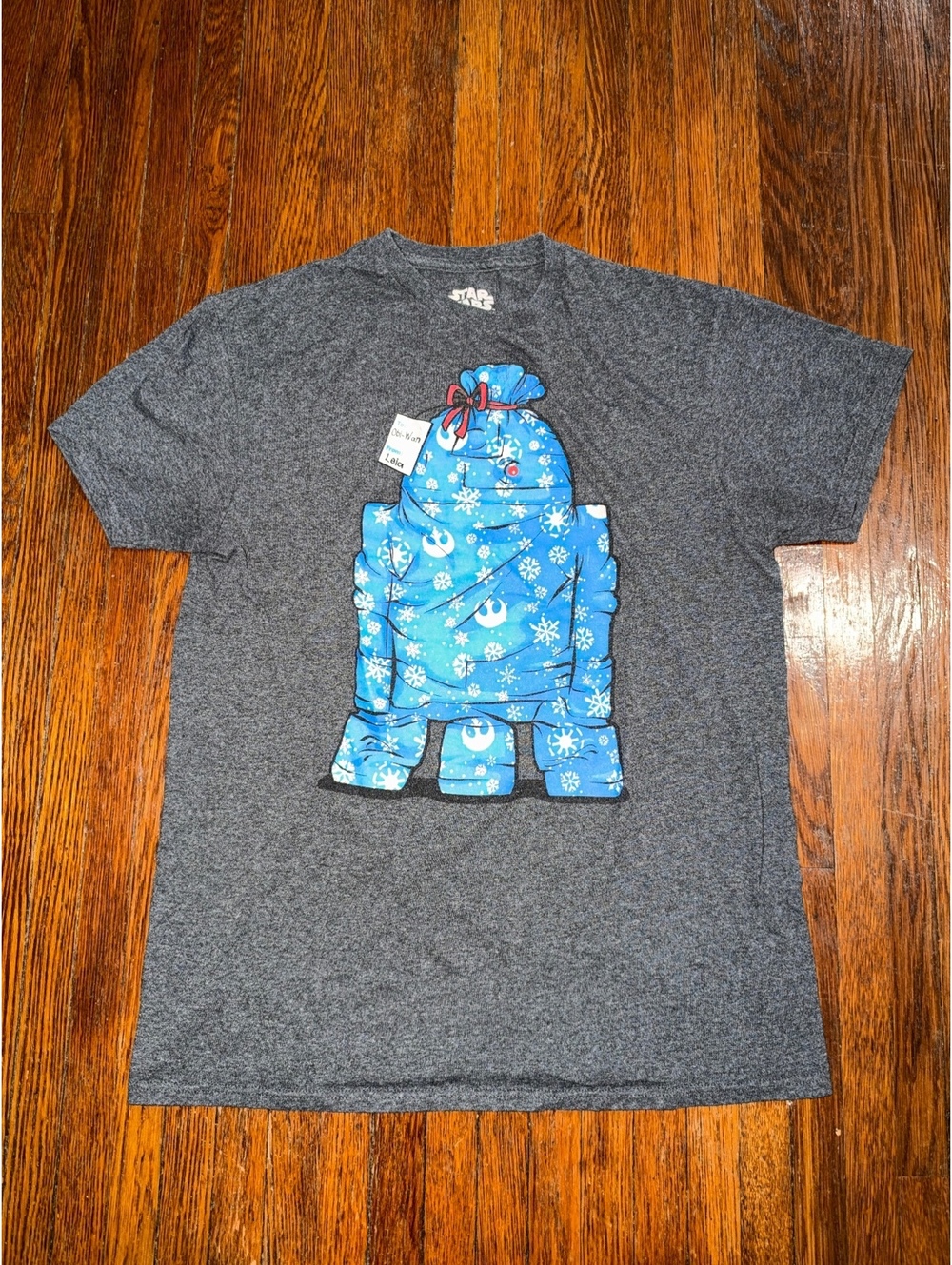 Medium Star Wars R2D2 Wrapped Gift Present To Obi-Wan From Leia Christmas Shirt